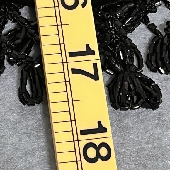 Kurtz Black Velvet Maxi Dress 2 PC SZ 8 Formal Timeless Cropped Jacket Glam - Picture 10 of 14